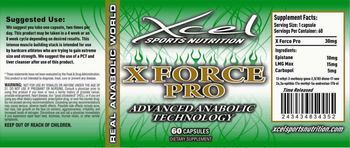 Xcel Sports Nutrition X Force Pro - supplement