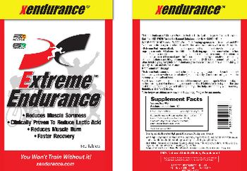 Xendurance - Extreme Endurance - 180.0 Tablet(s)