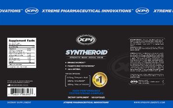 XPI Xtreme Pharmacuetical Innovations Syntheroid - these statements have not been evaluated by the food and drug administration this product is not int
