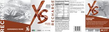 XS Recharge Sports Protein Powder Chocolate Milkshake Flavored - supplement