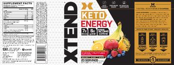 XTEND Keto Energy Knockout Fruit Punch - supplement