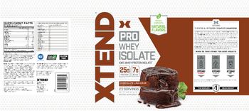 XTEND Pro Whey Isolate Chocolate Lava Cake - supplement