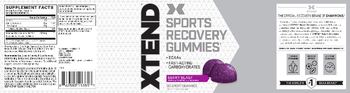 XTEND Sports Recovery Gummies Berry Blast - supplement