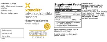 XtendLife Advanced Candida Support - supplement