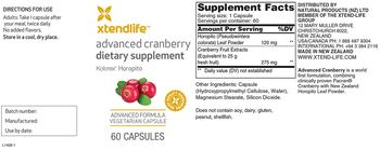 XtendLife Advanced Cranberry - supplement