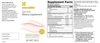 XtendLife Lipi-Rite - supplement