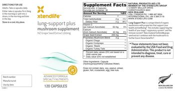 XtendLife Lung-Support Plus - mushroom supplement