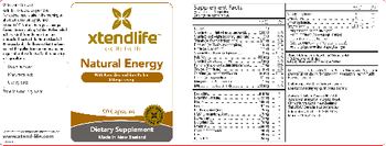 XtendLife Natural Energy - supplement