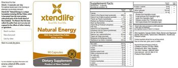 XtendLife Natural Energy - supplement