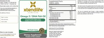 XtendLife Omega 3 / DHA Fish Oil - supplement