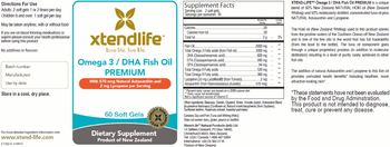 XtendLife Omega 3 / DHA Fish Oil Premium - supplement