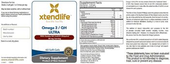 XtendLife Omega 3 / QH Ultra - supplement