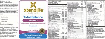 XtendLife Total Balance Women's - supplement