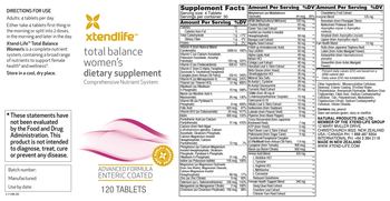 XtendLife Total Balance Women's - supplement