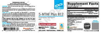 XYMOGEN 5-MTHF Plus B12 Natural Cherry Flavor - supplement