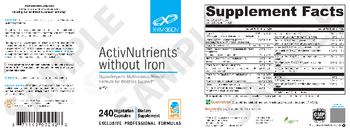 XYMOGEN ActivNutrients Without Iron - supplement