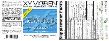 XYMOGEN ActivNutrtients - supplement