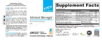 XYMOGEN Adrenal Manager - supplement