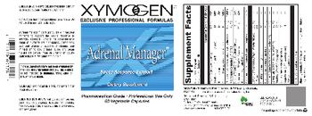 XYMOGEN Adrenal Manager - supplement
