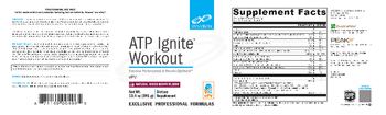 XYMOGEN ATP Ignite Workout Natural Mixed Berry Flavor - supplement