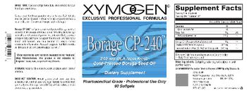 XYMOGEN Borage CP-240 - supplement
