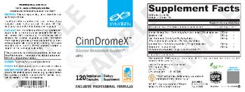 XYMOGEN CinnDromeX - these statements have not been evaluated by the food and drug administration this product is not int