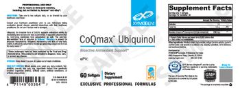 XYMOGEN CoQmax Ubiquinol - supplement