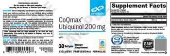 XYMOGEN CoQmax Ubiquinol 200 mg - supplement