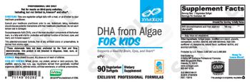 XYMOGEN DHA From Algae For Kids - supplement