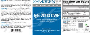 XYMOGEN EP IgG 2000 CWP - supplement