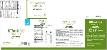 XYMOGEN FITFood Lean Complete Dutch Chocolate Sugar-& Stevia Free - supplement