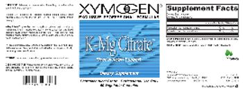 XYMOGEN K-Mg Citrate - supplement
