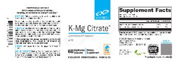 XYMOGEN K-Mg Citrate - these statements have not been evaluated by the food and drug administrationthis product is not inte