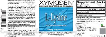 XYMOGEN L-Lysine - supplement