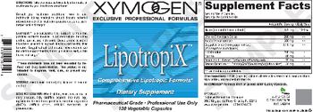 XYMOGEN LipotropiX - supplement