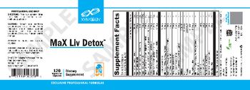XYMOGEN MaX Liv Detox - supplement