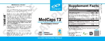 XYMOGEN MedCaps T3 - supplement