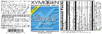 XYMOGEN MemorAll - supplement