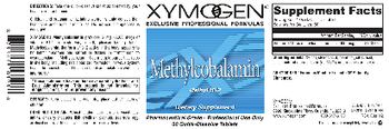 XYMOGEN Methylcobalamin - supplement