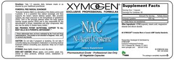 XYMOGEN NAC N-Acetyl Cysteine - supplement