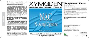 XYMOGEN NAC N-Acetyl Cysteine - supplement