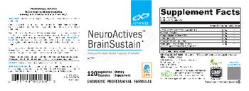 XYMOGEN NeuroActives BrainSustain - supplement