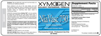 XYMOGEN Nia Vasc 750 - supplement