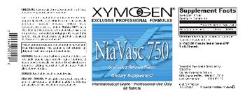 XYMOGEN Nia Vasc 750 - supplement