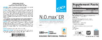 XYMOGEN N.O.max ER - supplement