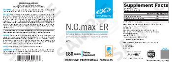 XYMOGEN N.O.max ER - supplement