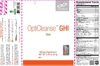 XYMOGEN OptiCleanse GHI Chai - supplement
