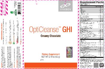 XYMOGEN OptiCleanse GHI Creamy Chocolate - 