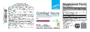 XYMOGEN OptiMag Neuro Natural Mixed Berry Flavor - supplement