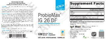 XYMOGEN ProbioMax IG 26 DF - supplement